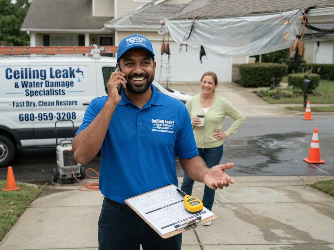 Ceiling Leak Cleanup Woodburn, IA FAQs